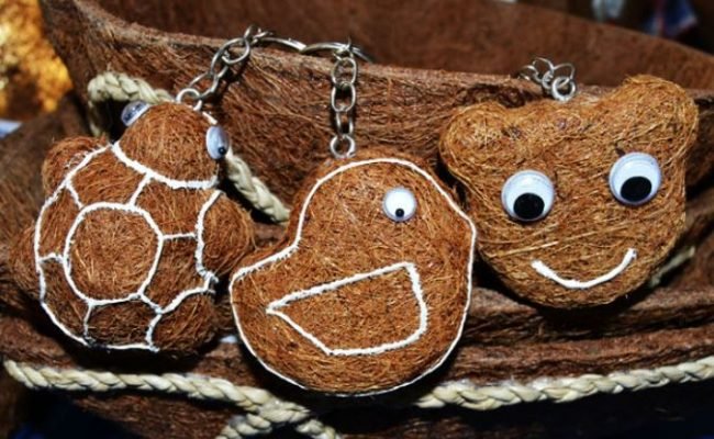 cara mengolah sabut kelapa menjadi kerajinan